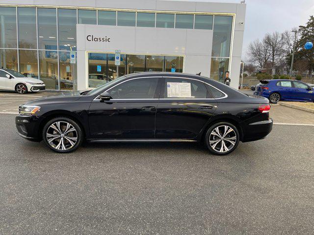 used 2021 Volkswagen Passat car, priced at $13,857