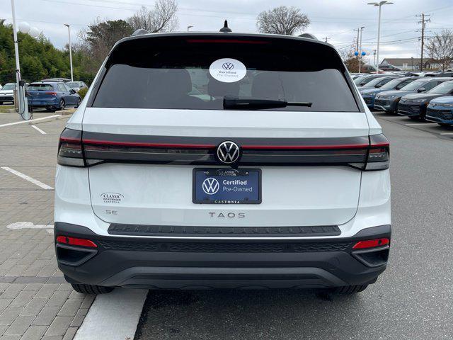 used 2025 Volkswagen Taos car, priced at $23,894