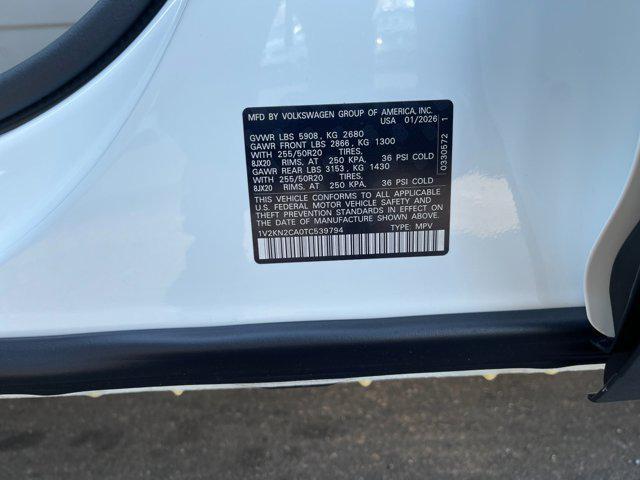 new 2026 Volkswagen Atlas car, priced at $45,645