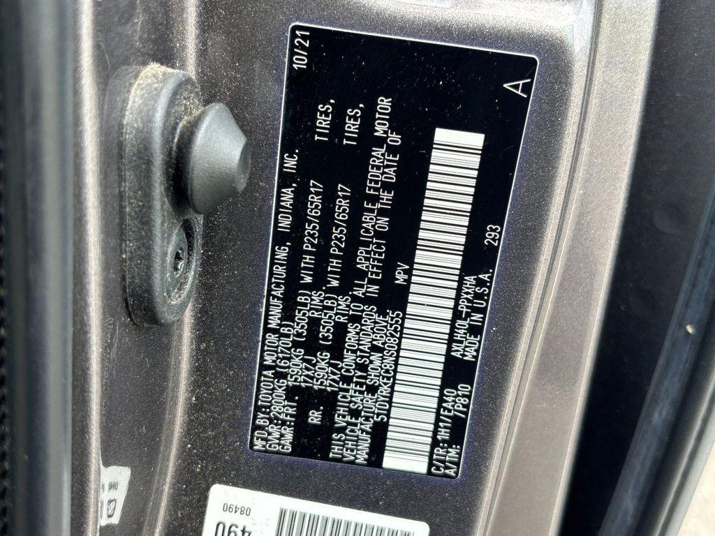 used 2022 Toyota Sienna car, priced at $36,864