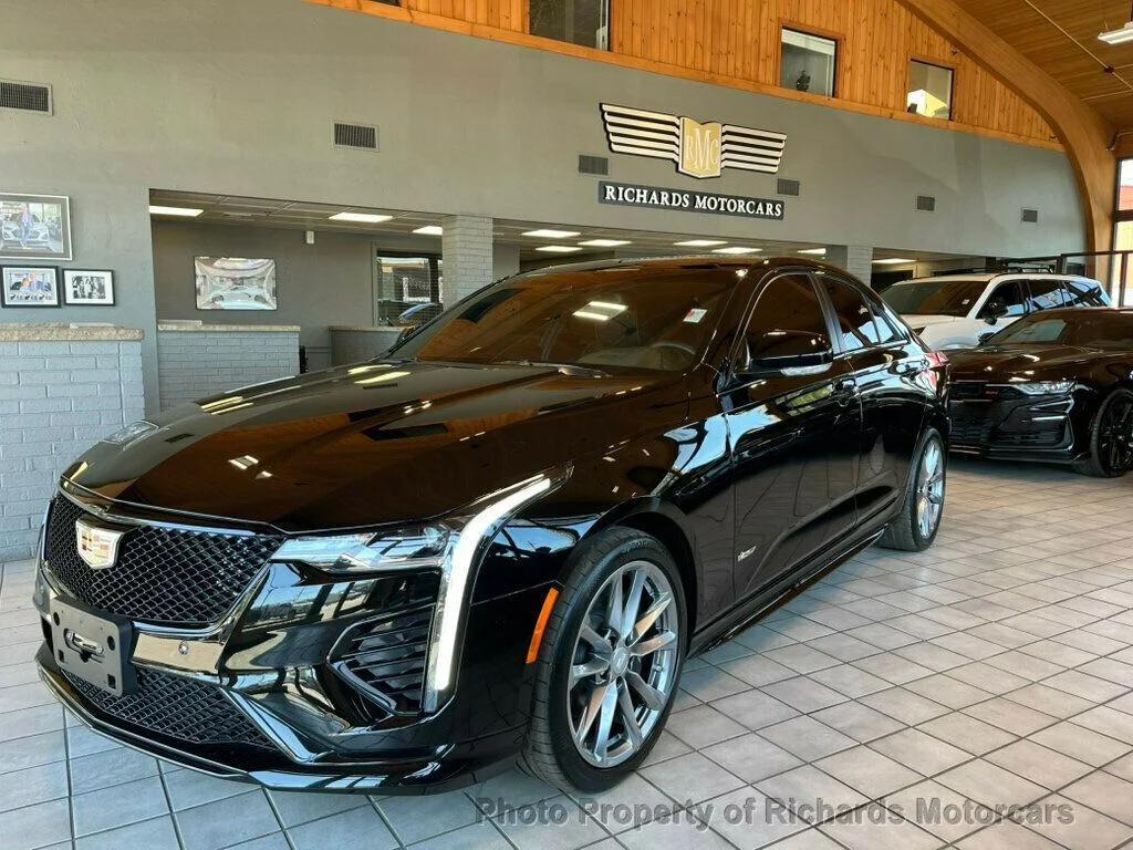 used 2025 Cadillac CT4-V car, priced at $45,500