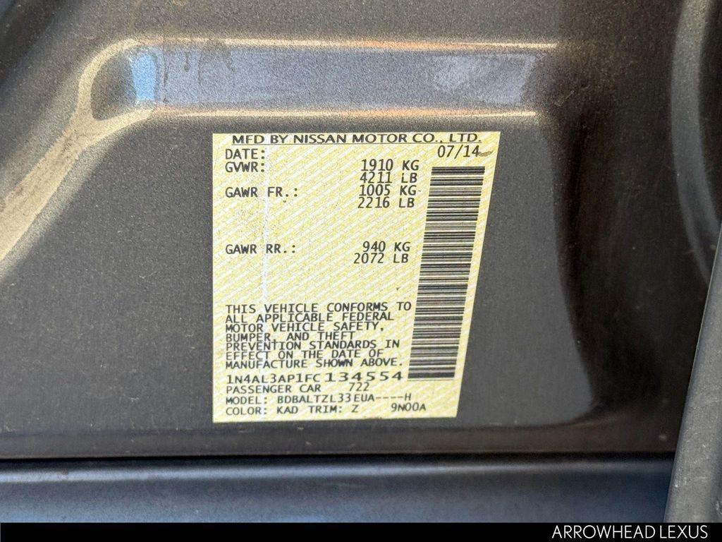 used 2015 Nissan Altima car, priced at $10,693