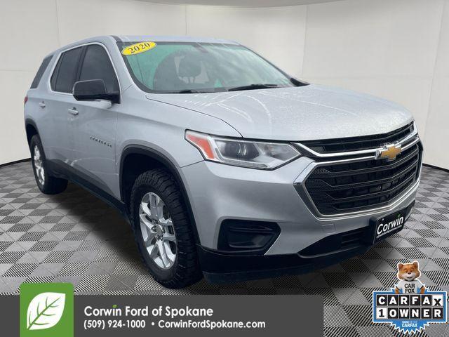 used 2020 Chevrolet Traverse car, priced at $17,996
