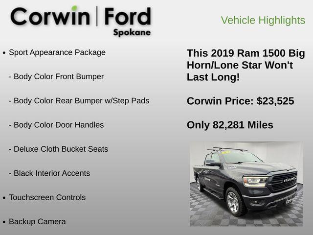 used 2019 Ram 1500 car, priced at $23,525