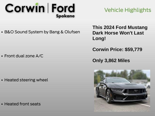 used 2024 Ford Mustang car, priced at $59,627
