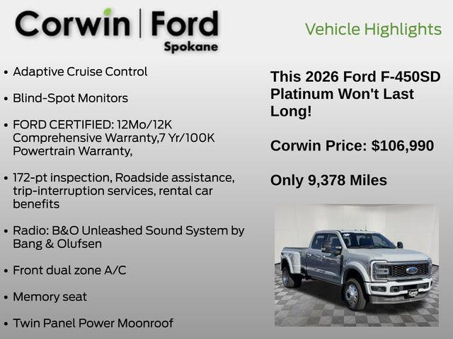 used 2026 Ford F-450 car, priced at $106,990