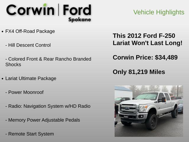 used 2012 Ford F-250 car, priced at $34,489
