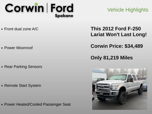 used 2012 Ford F-250 car, priced at $34,489