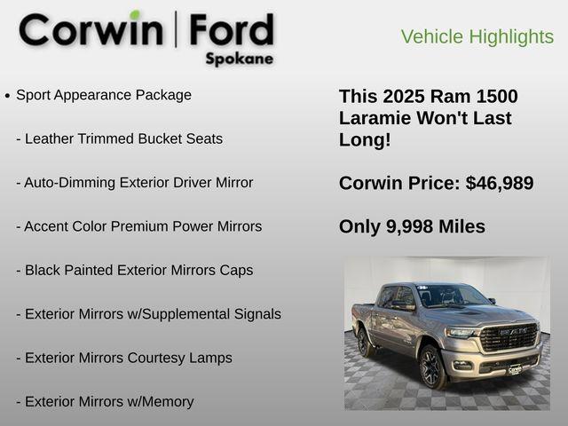 used 2025 Ram 1500 car, priced at $46,989