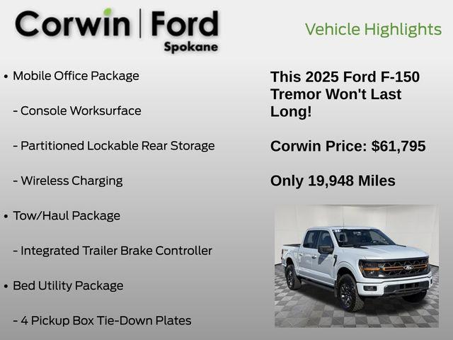 used 2025 Ford F-150 car, priced at $61,795