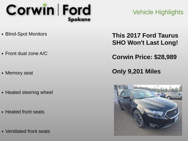 used 2017 Ford Taurus car, priced at $28,989