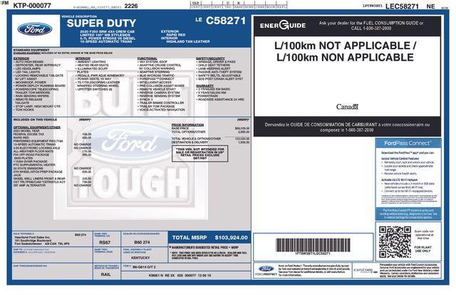 used 2020 Ford F-350 car, priced at $59,989