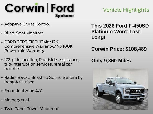 used 2026 Ford F-450 car, priced at $108,489