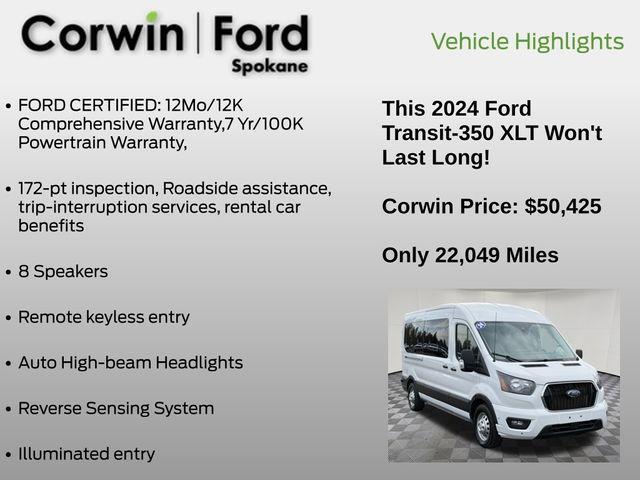 used 2024 Ford Transit-350 car, priced at $50,295