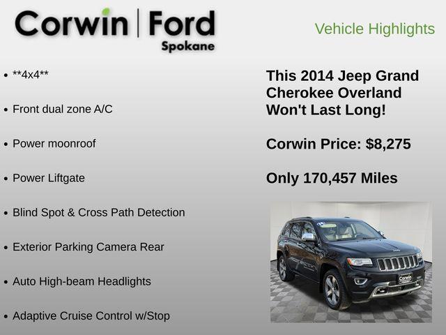 used 2014 Jeep Grand Cherokee car, priced at $8,275