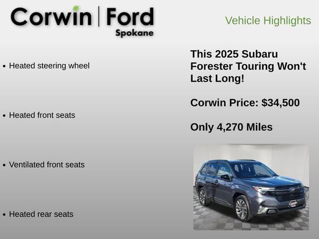 used 2025 Subaru Forester car, priced at $34,500