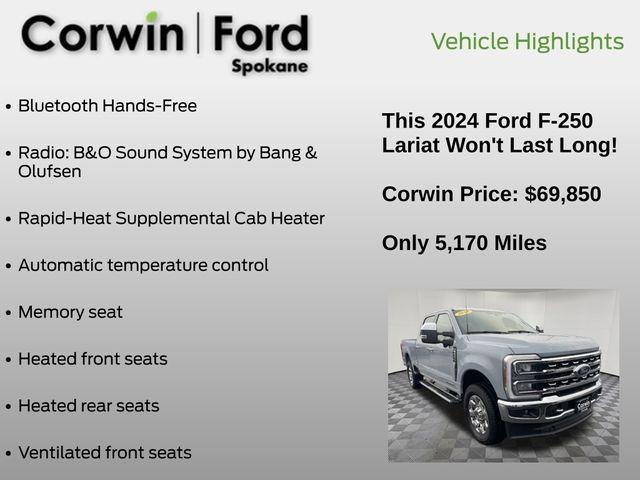 used 2024 Ford F-250 car, priced at $69,850