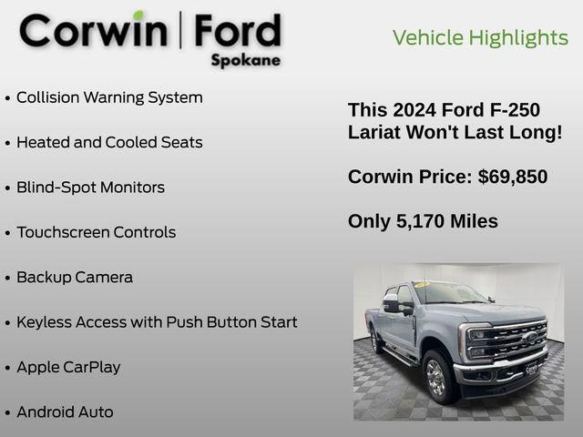 used 2024 Ford F-250 car, priced at $69,850