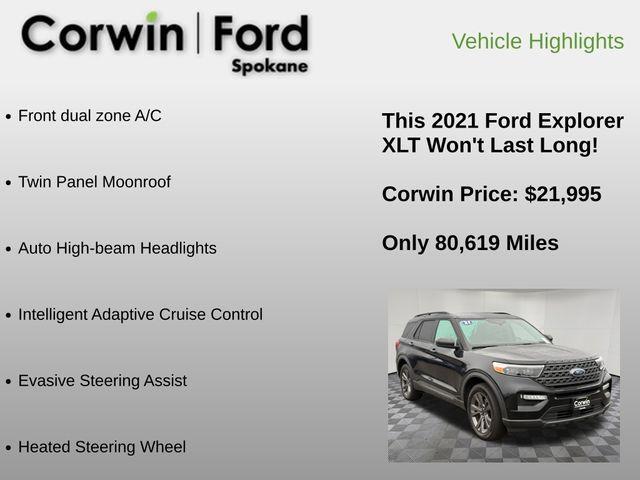 used 2021 Ford Explorer car, priced at $21,995