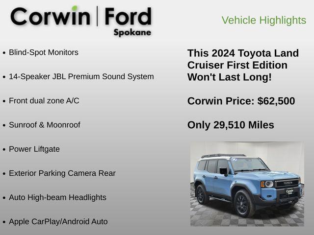 used 2024 Toyota Land Cruiser car, priced at $62,500