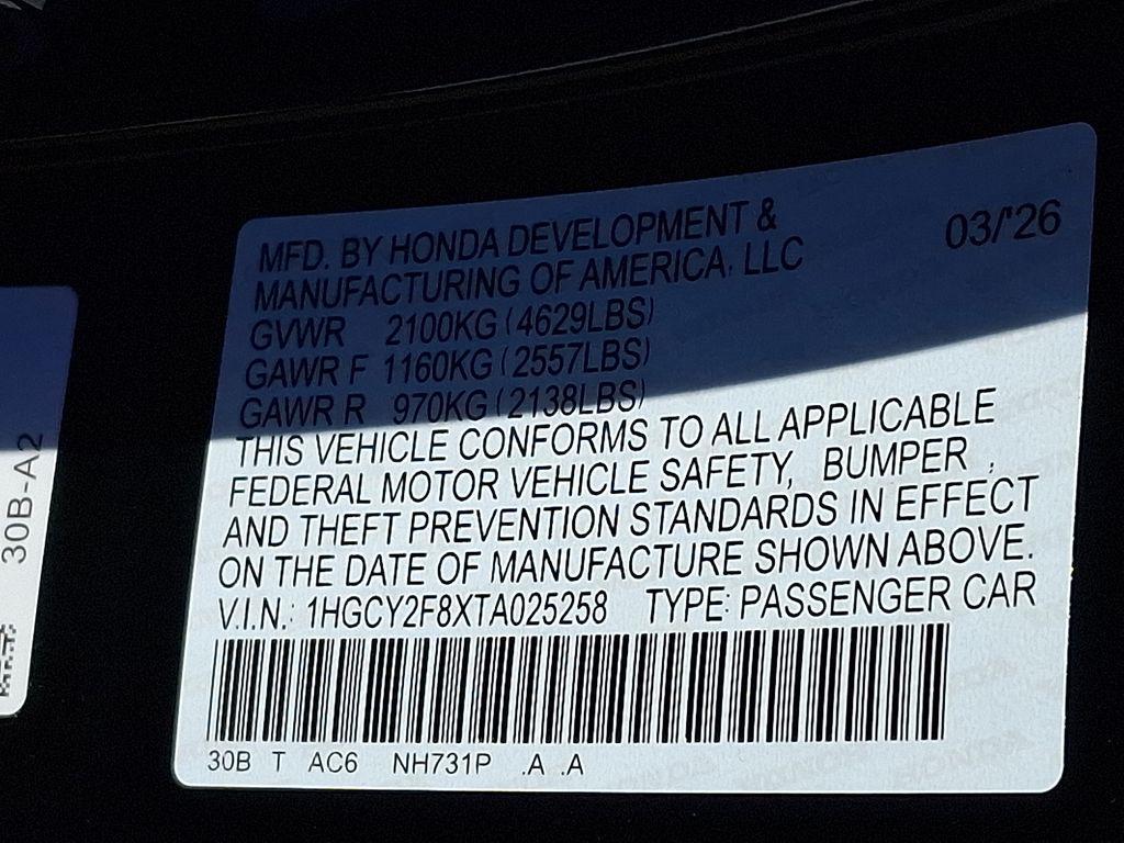 new 2026 Honda Accord Hybrid car, priced at $40,690