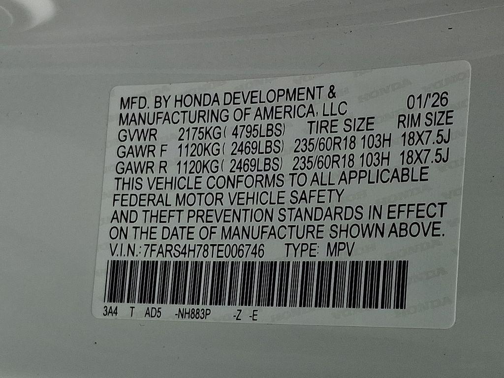 new 2026 Honda CR-V car, priced at $38,805