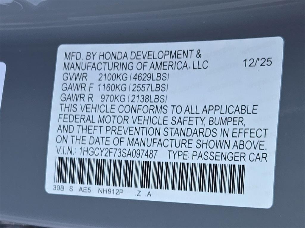 new 2025 Honda Accord Hybrid car, priced at $37,025