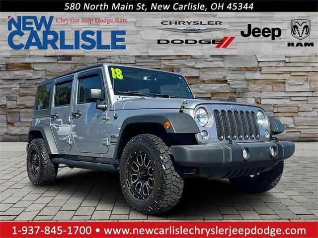used 2018 Jeep Wrangler JK Unlimited car, priced at $18,595