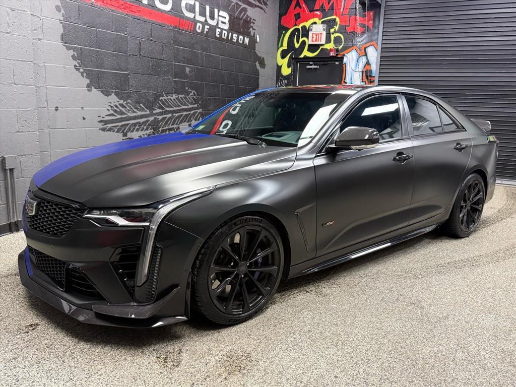 used 2022 Cadillac CT4-V car, priced at $47,888