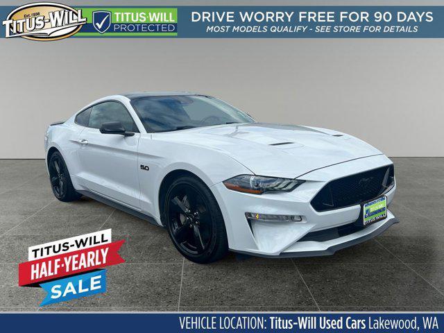 used 2021 Ford Mustang car, priced at $43,388