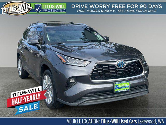 used 2023 Toyota Highlander Hybrid car, priced at $38,388