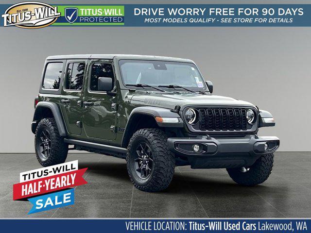 used 2024 Jeep Wrangler car, priced at $39,713