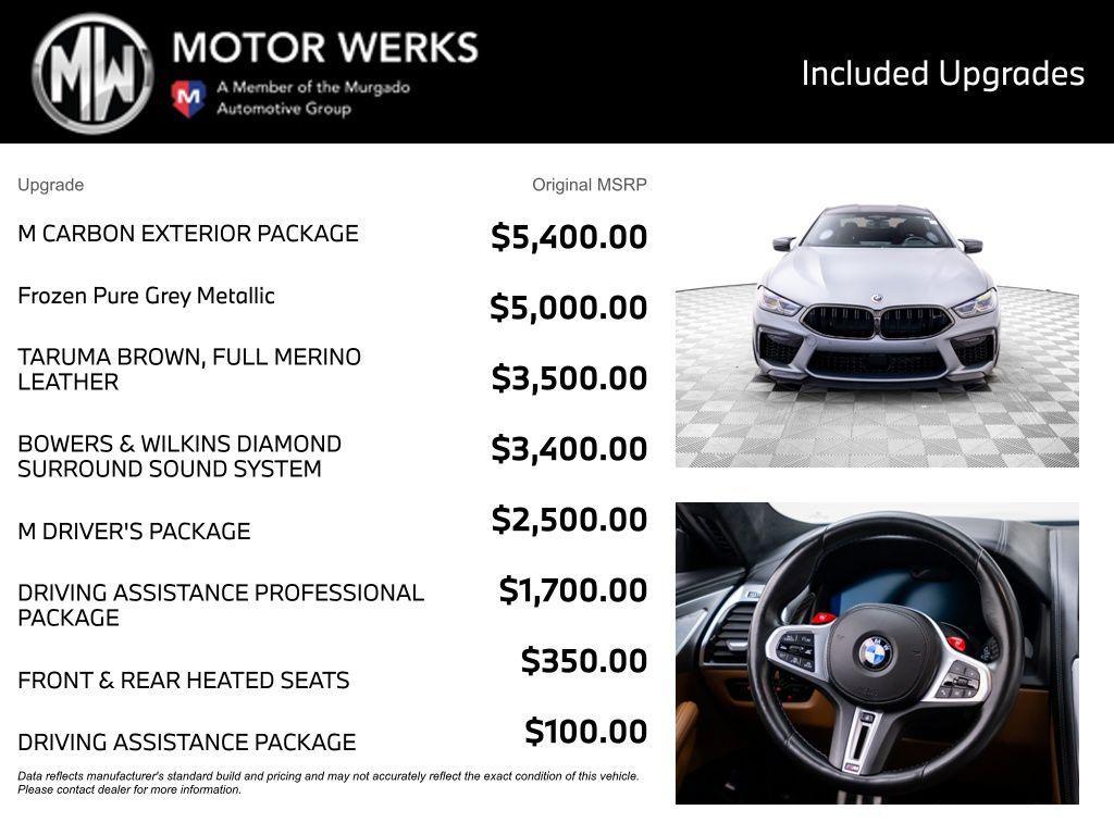 used 2023 BMW M8 Gran Coupe car, priced at $92,412