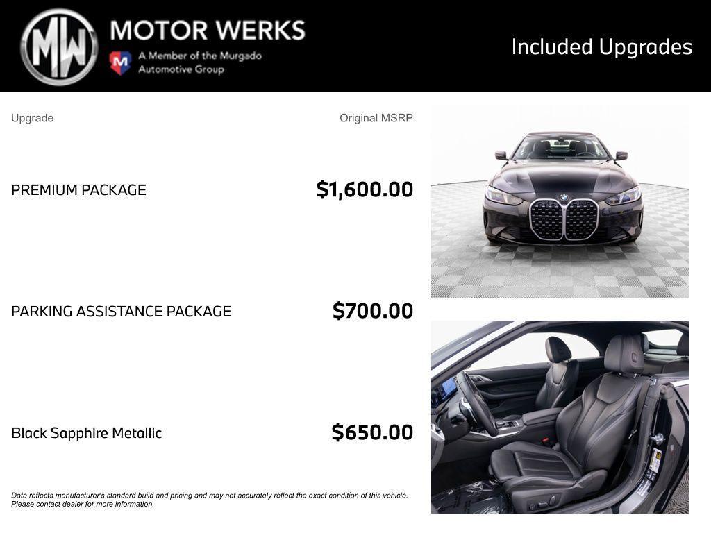 used 2025 BMW 430 car, priced at $50,412