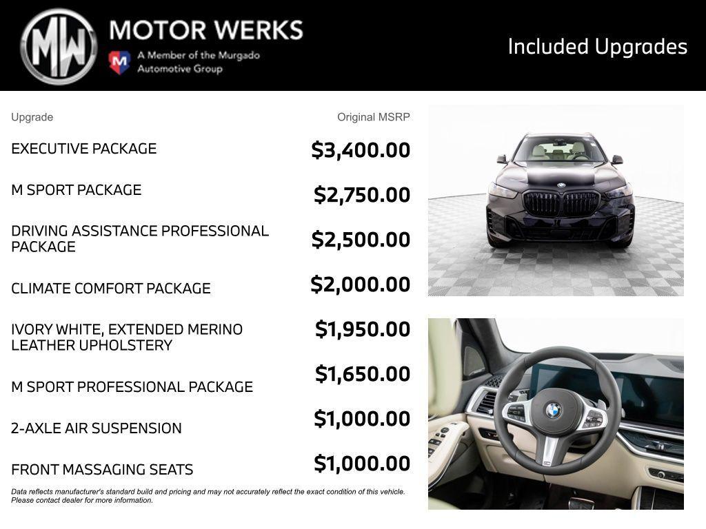 new 2026 BMW X5 car, priced at $89,975