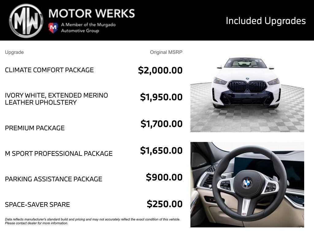 new 2027 BMW X6 car, priced at $87,362