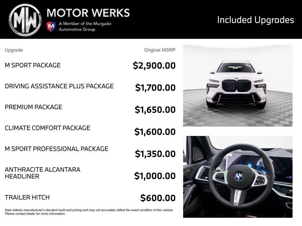 new 2027 BMW X7 car, priced at $101,117