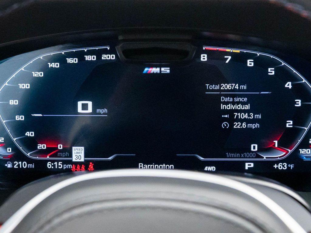 used 2022 BMW M5 car, priced at $91,000
