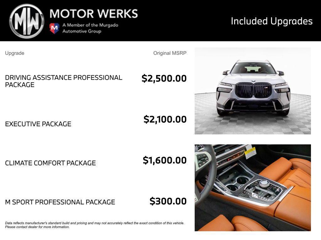 new 2026 BMW X7 car, priced at $123,810