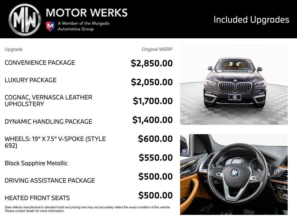 used 2019 BMW X3 car, priced at $24,900