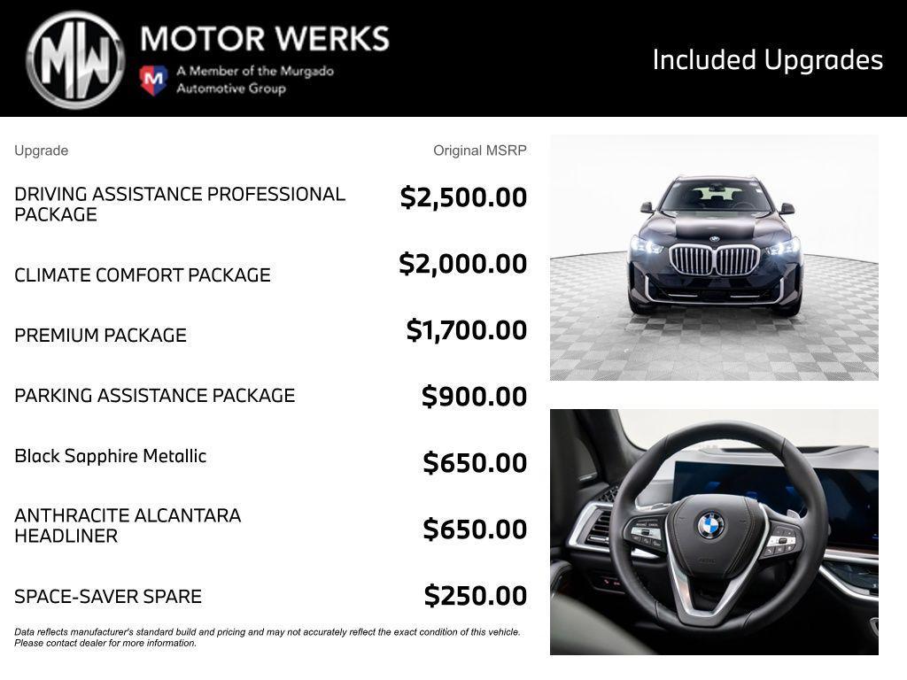 new 2026 BMW X5 car, priced at $80,515