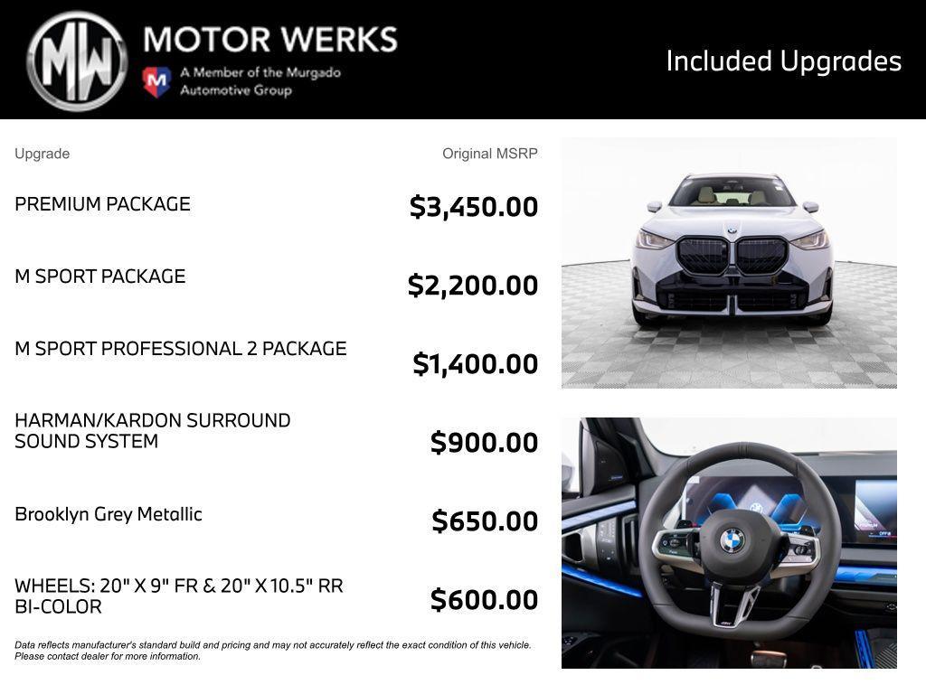 new 2026 BMW X3 car, priced at $62,390