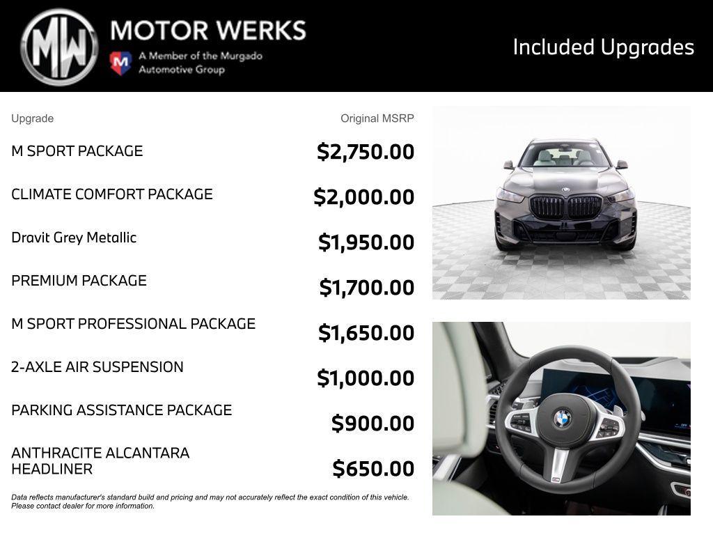 new 2026 BMW X5 car, priced at $84,875