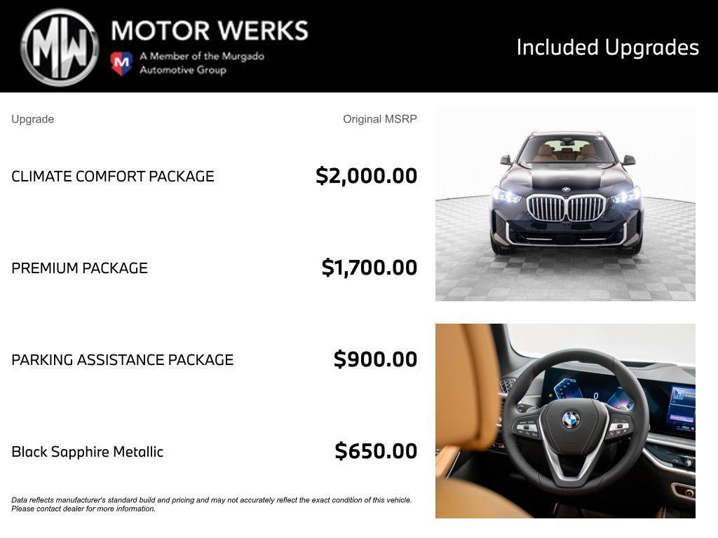 new 2026 BMW X5 car, priced at $78,412