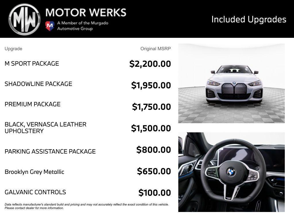 new 2026 BMW i4 Gran Coupe car, priced at $73,632