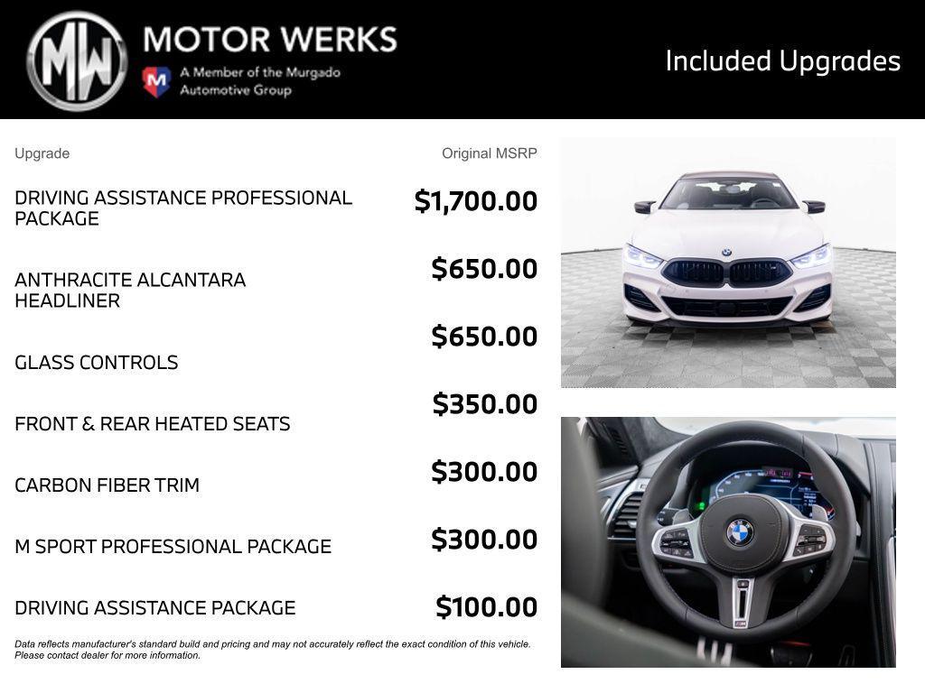 new 2026 BMW M850 Gran Coupe car, priced at $116,495