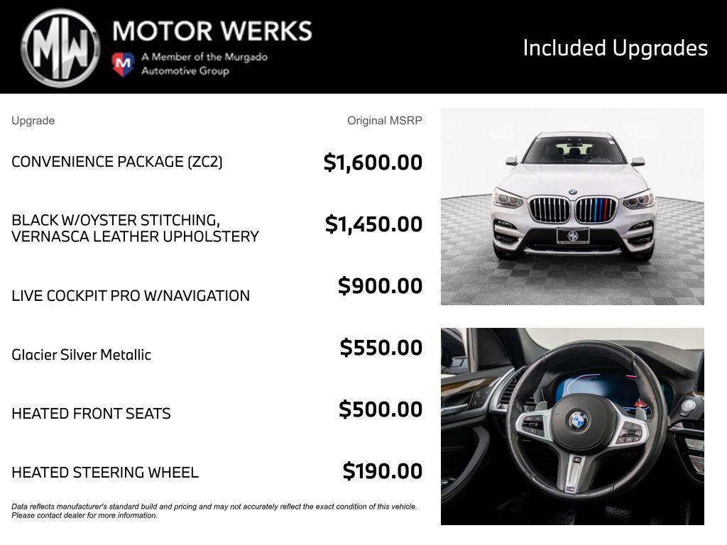 used 2021 BMW X3 car, priced at $29,000