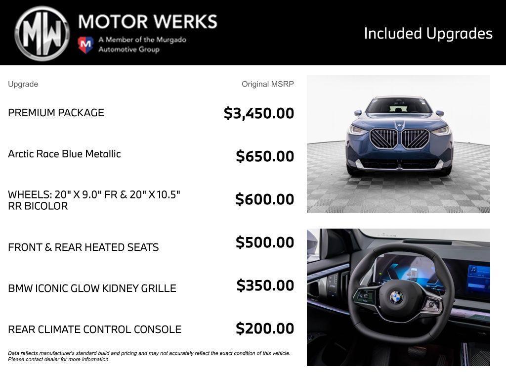 new 2026 BMW X3 car, priced at $58,940