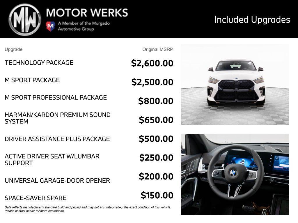 new 2026 BMW X2 car, priced at $53,982
