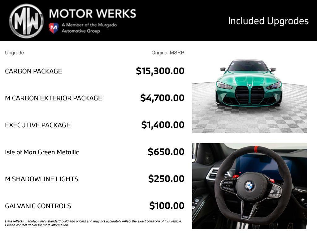 used 2025 BMW M3 car, priced at $91,912